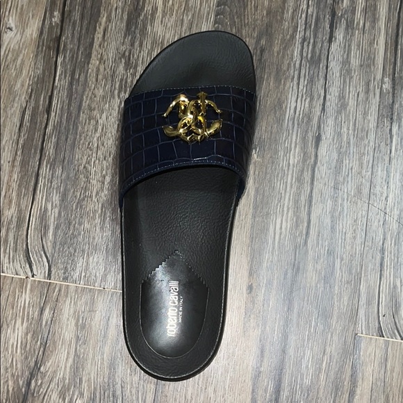 Brand new ! Never Wore! Roberto Cavalli Men slides